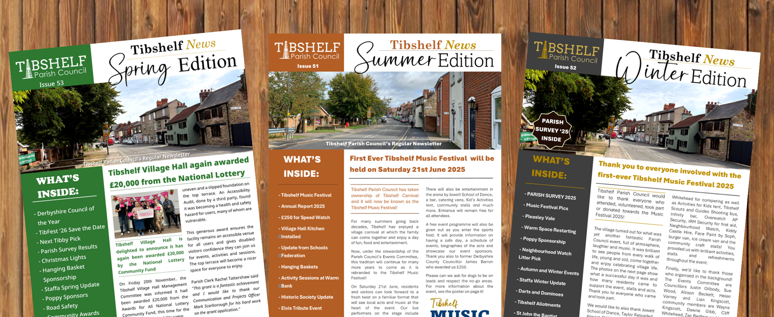 Tibshelf News banner