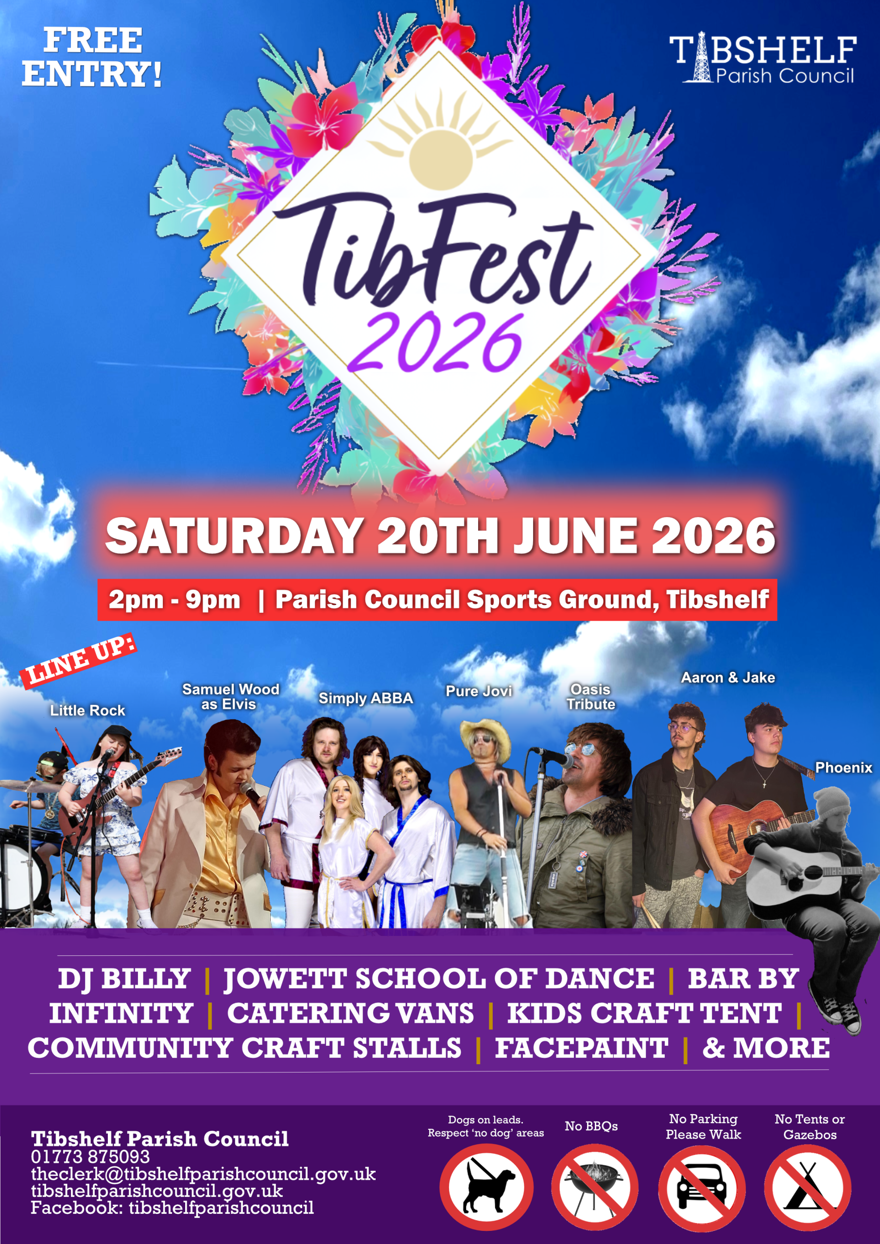 TibFest 26 - Saturday 20th June, 2pm to 9pm, Shetland Road Sports Ground