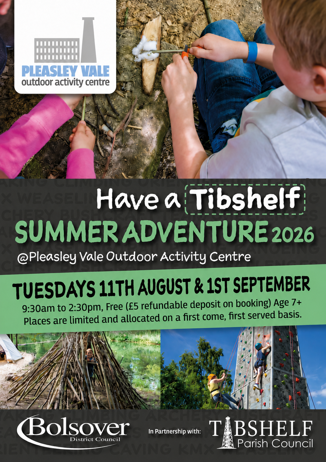 Pleasley Vale Poster - 11th August - 1st September